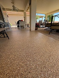 StoneCoat Floor - Sedona Sunrise