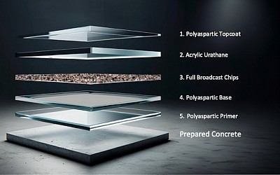 StoneCoat 5-layer Polyaspartic Floor Coating System